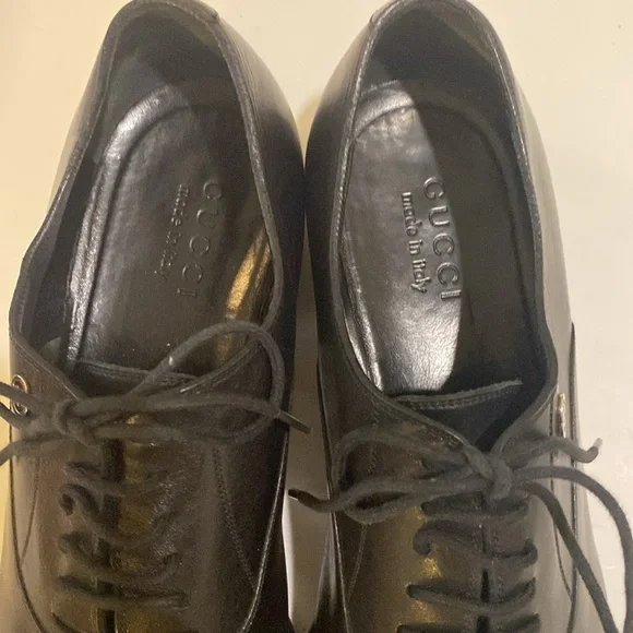 Gucci Cap Toe Leather Oxfords 9.5 - Picture 2 of 8